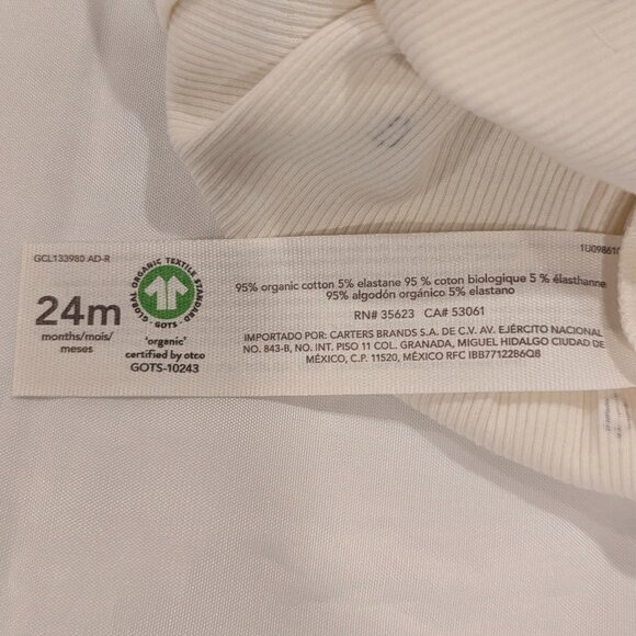 NWT Carter's Little Planet Baby 2-Piece Recycled Fleece Set (Shirt And Pants) - Picture 6 of 15